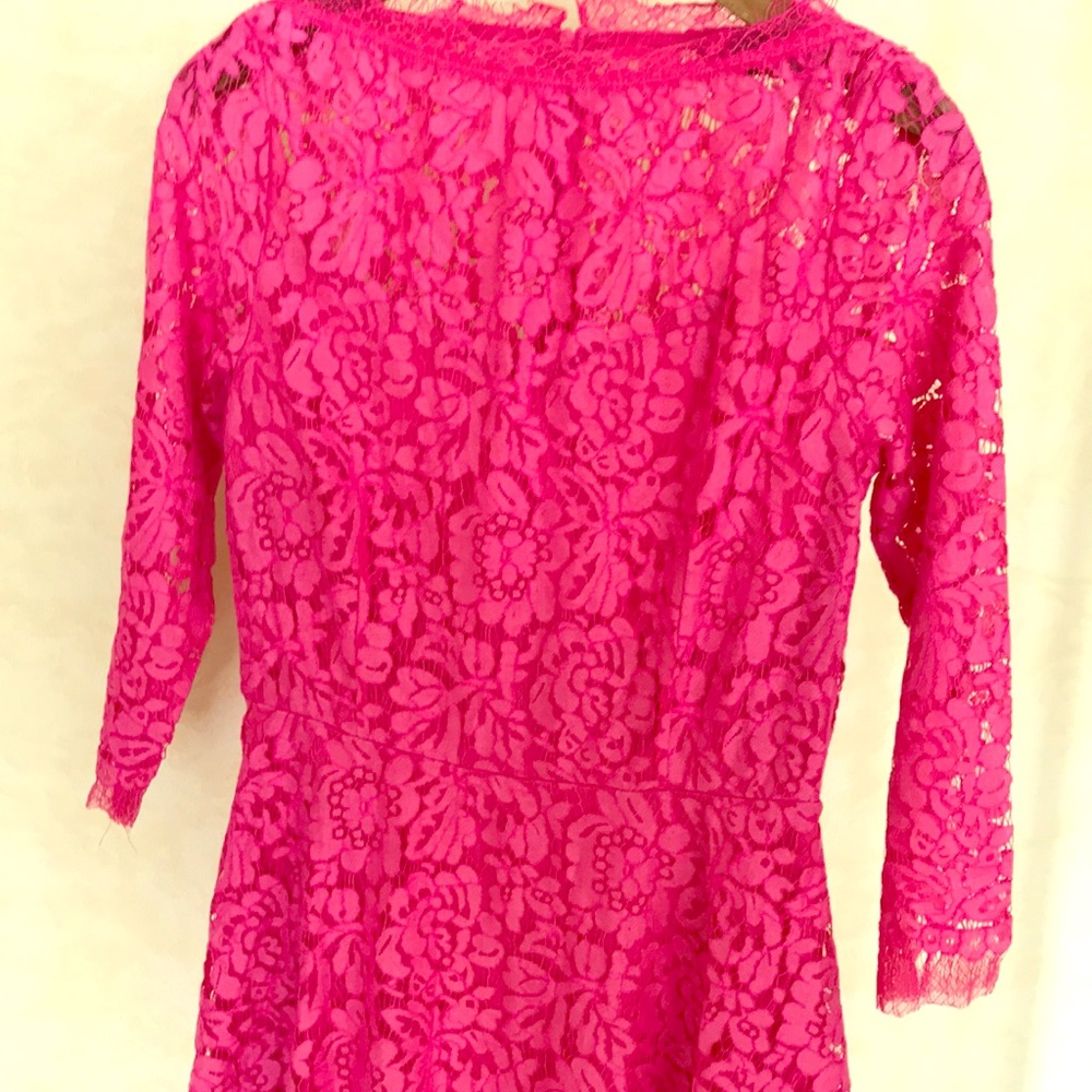 Lulu’s - Pink Lace Dress - Large - EUC